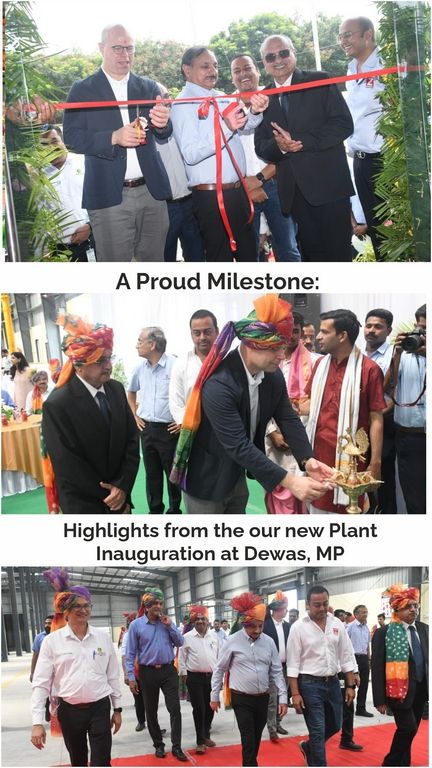 New plant inauguration at Dewas, MP